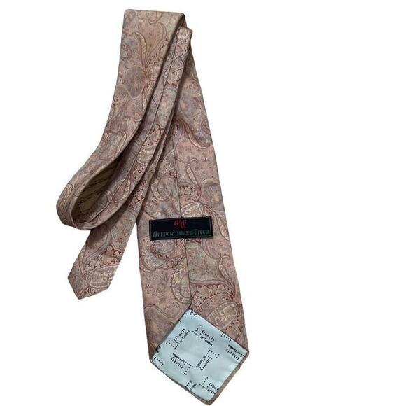 VTG ABERCROMBIE & FITCH‎ PAISLEY NECK TIE - Picture 2 of 6